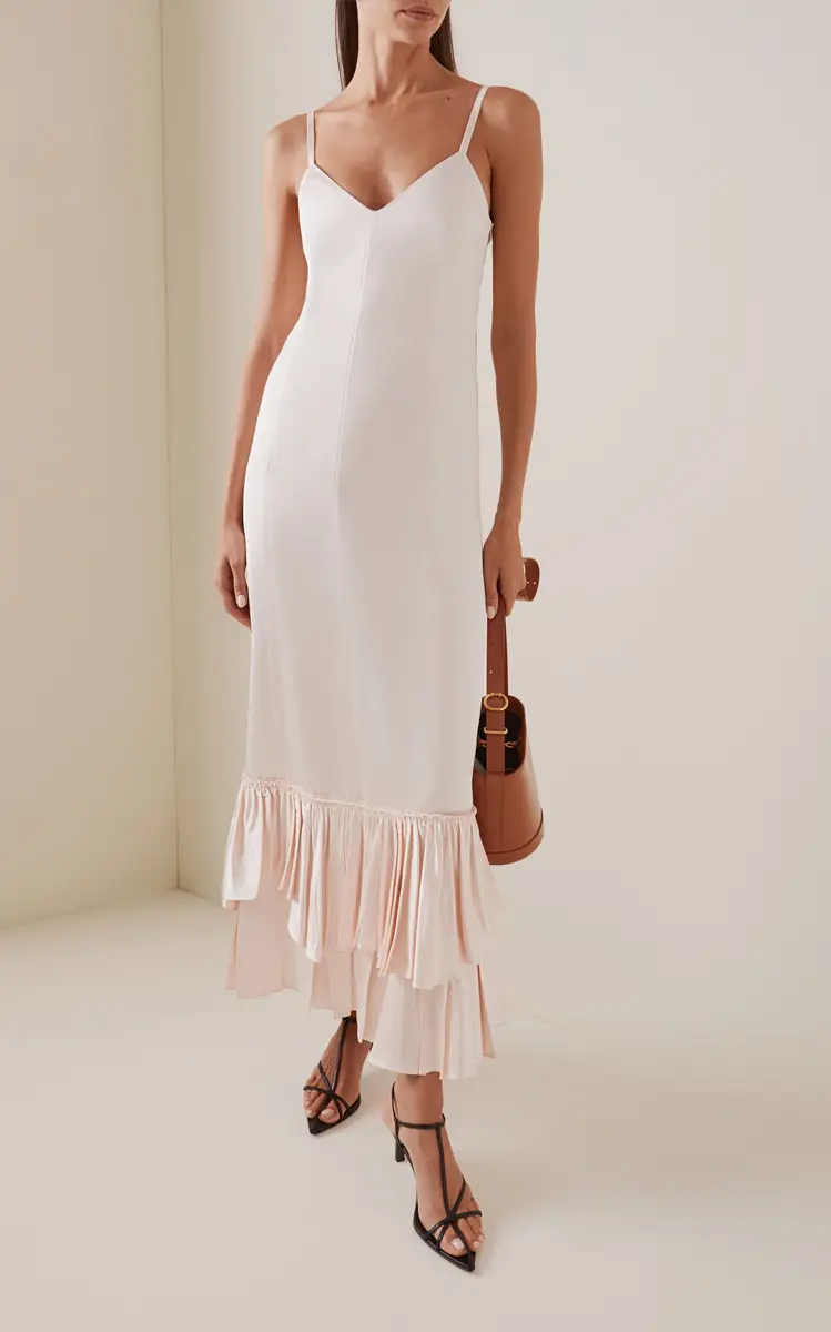 Jil Sander Silk-Blend Dress | Thumbnail 2 Jil Sander Silk-Blend Dress | Thumbnail 2