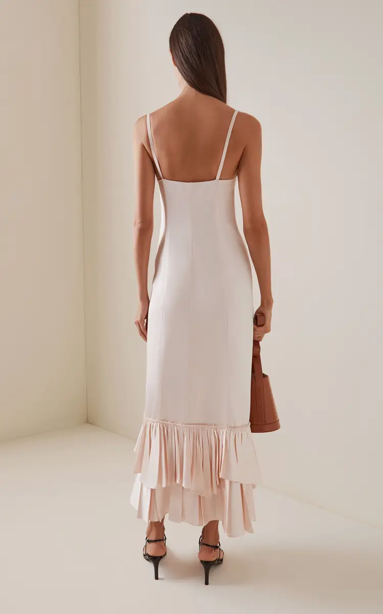 Jil Sander Silk-Blend Dress | Thumbnail 4 Jil Sander Silk-Blend Dress | Thumbnail 4