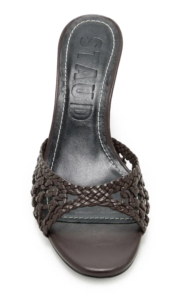 STAUD Brigitte Hand-Knotted Leather Mules | Thumbnail 5