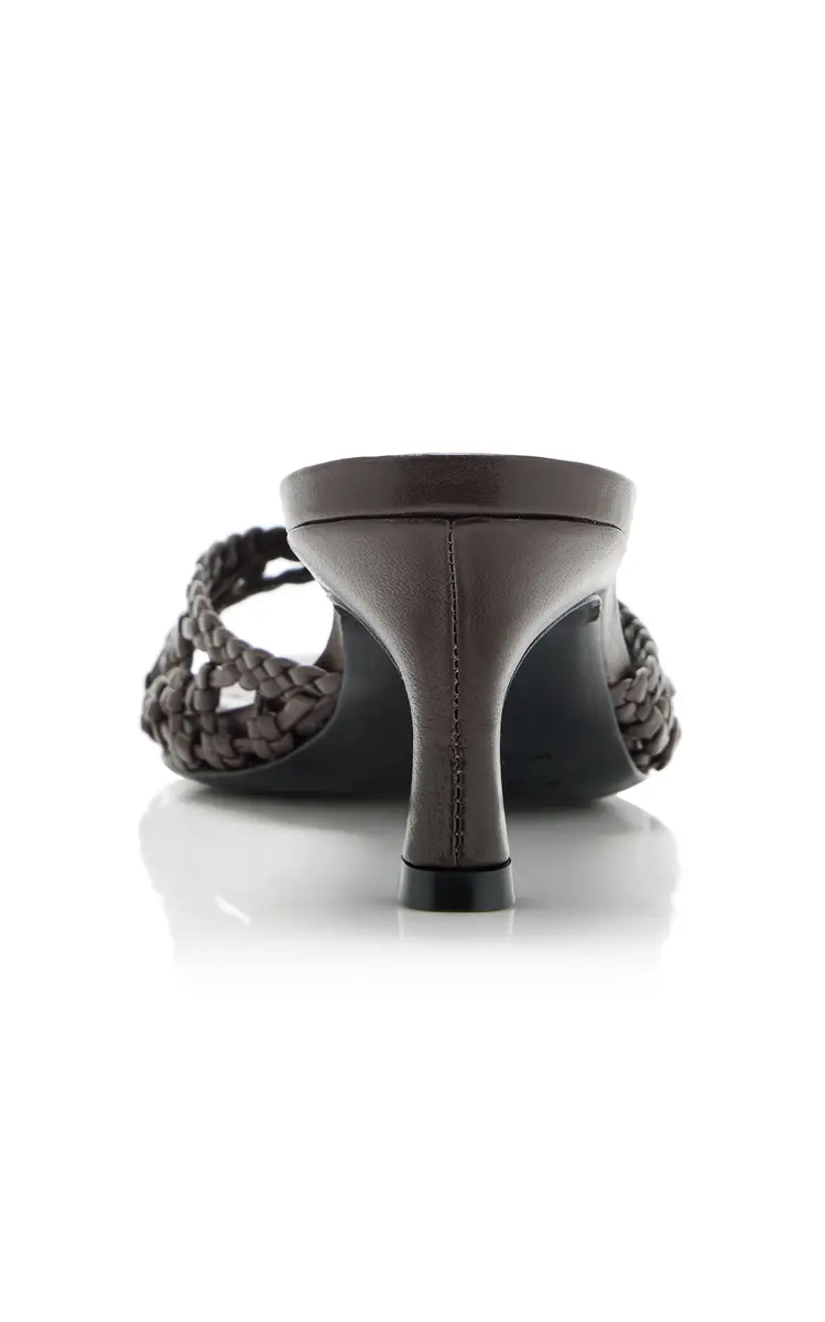 STAUD Brigitte Hand-Knotted Leather Mules | Thumbnail 7