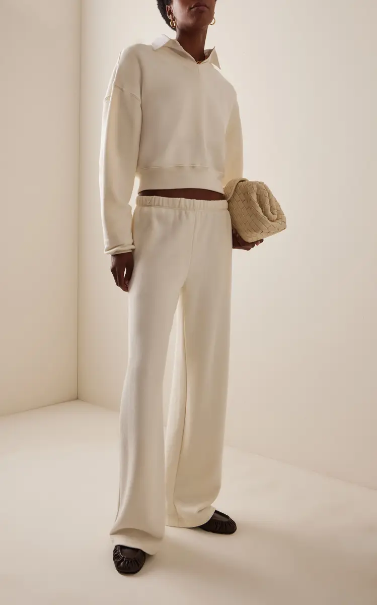 ÉTERNE Oversized Cotton-Modal Wide-Leg Sweatpants | Thumbnail 2 ÉTERNE Oversized Cotton-Modal Wide-Leg Sweatpants | Thumbnail 2