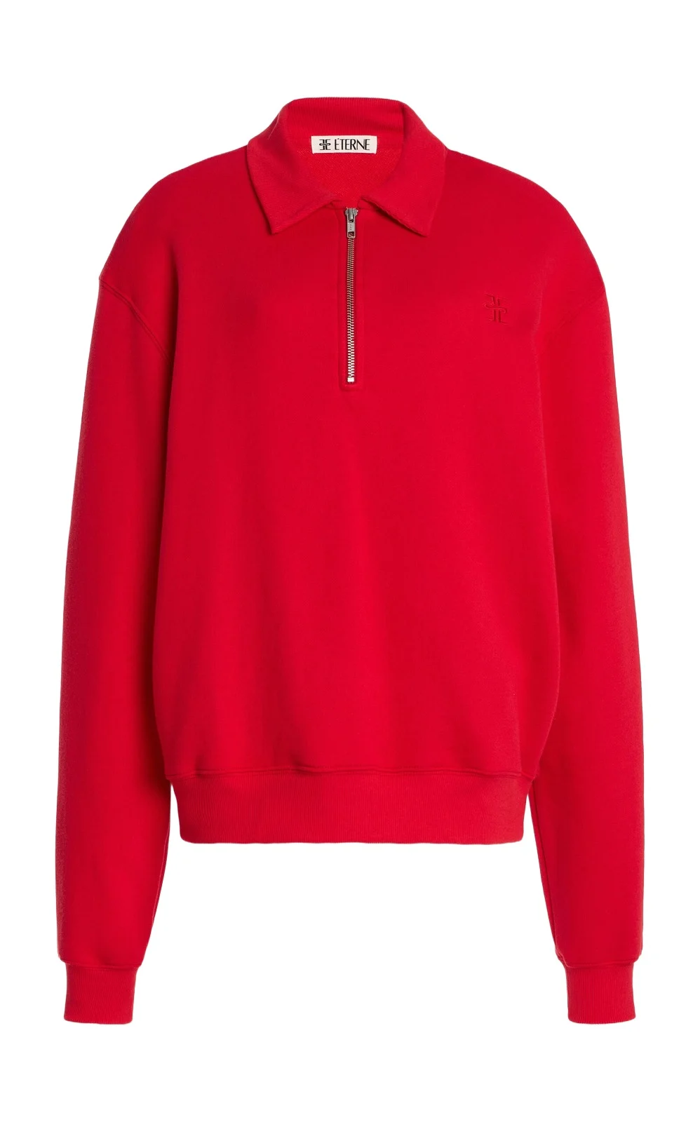 Half-Zip Cotton-Modal Sweatshirt Half-Zip Cotton-Modal Sweatshirt