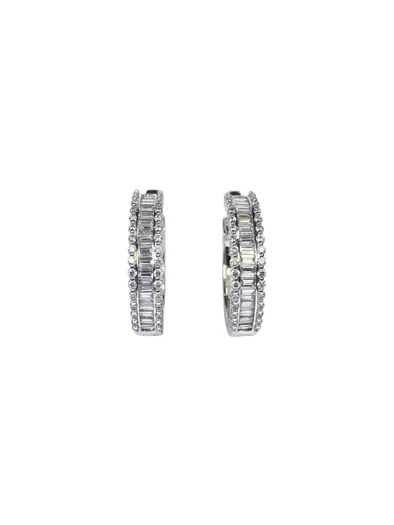14K WG 1.50 CTW DIA Earrings