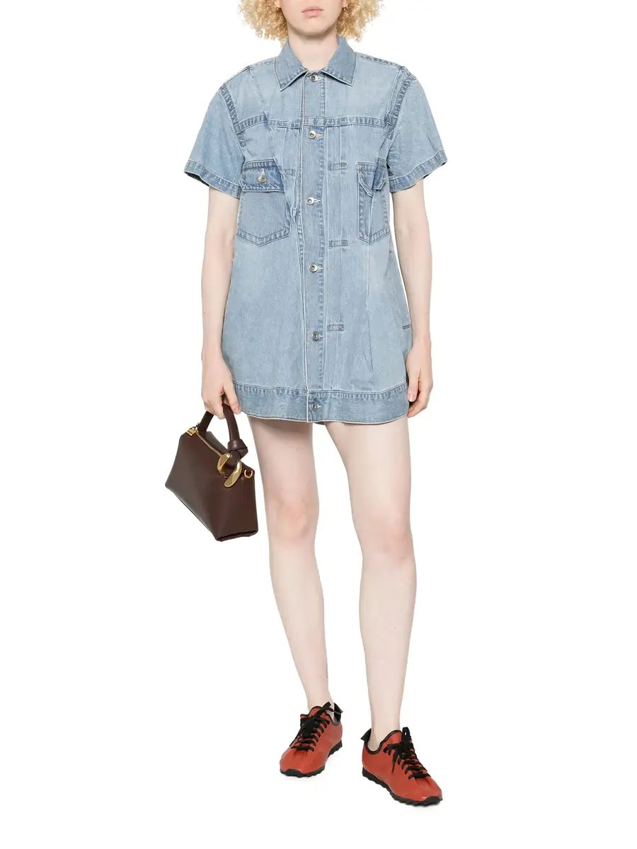 Sacai Deconstructed Denim Mini Dress | Thumbnail 2 Sacai Deconstructed Denim Mini Dress | Thumbnail 2