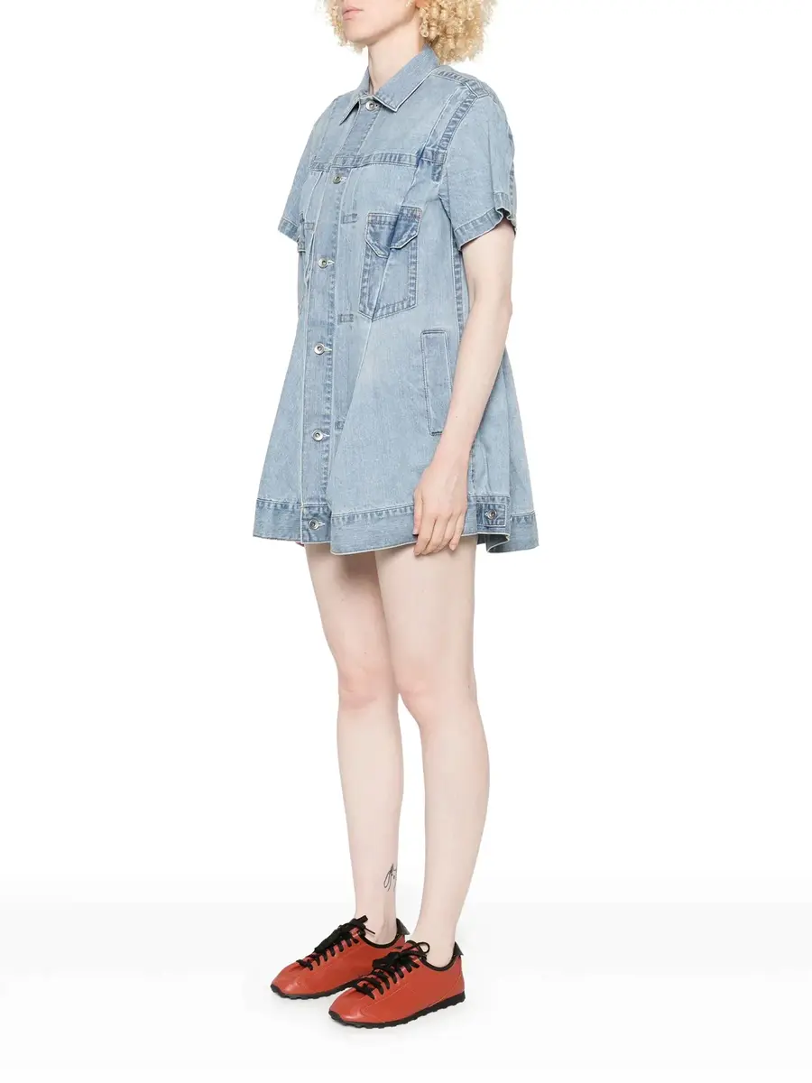 Sacai Deconstructed Denim Mini Dress | Thumbnail 3 Sacai Deconstructed Denim Mini Dress | Thumbnail 3