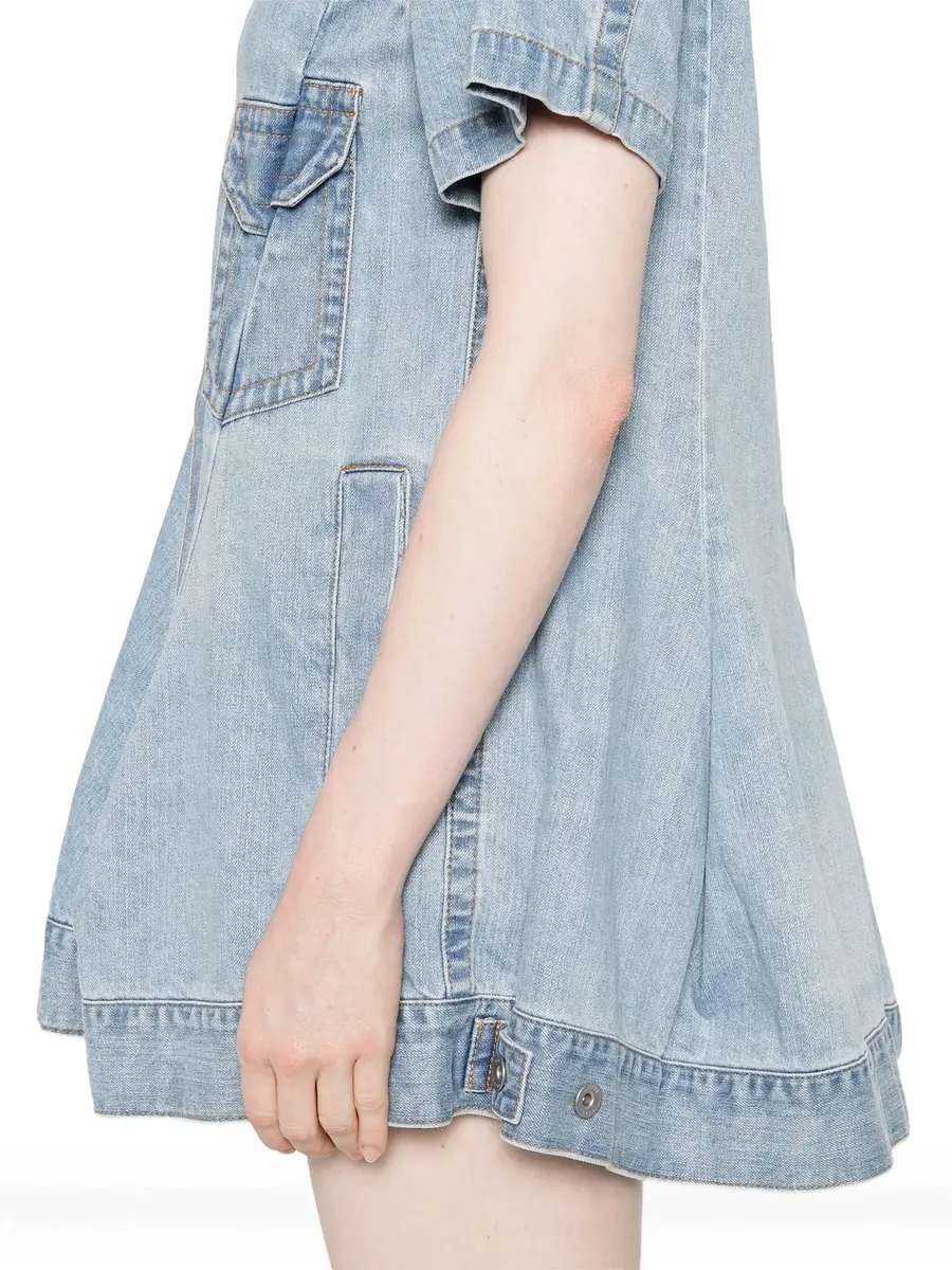 Sacai Deconstructed Denim Mini Dress | Thumbnail 5 Sacai Deconstructed Denim Mini Dress | Thumbnail 5