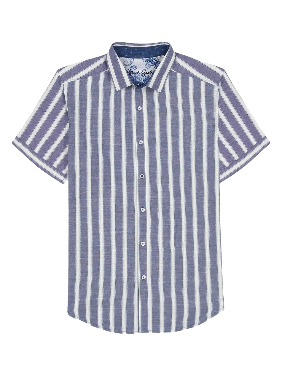 Robert Graham Men's Preston Striped Short-Sleeve Shirt