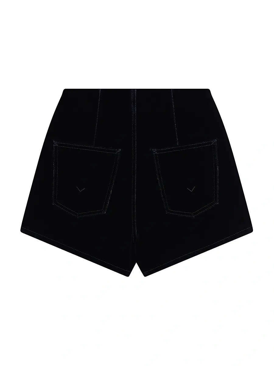 Hudson Jeans Women's Velvet Wrap Skort | Thumbnail 3