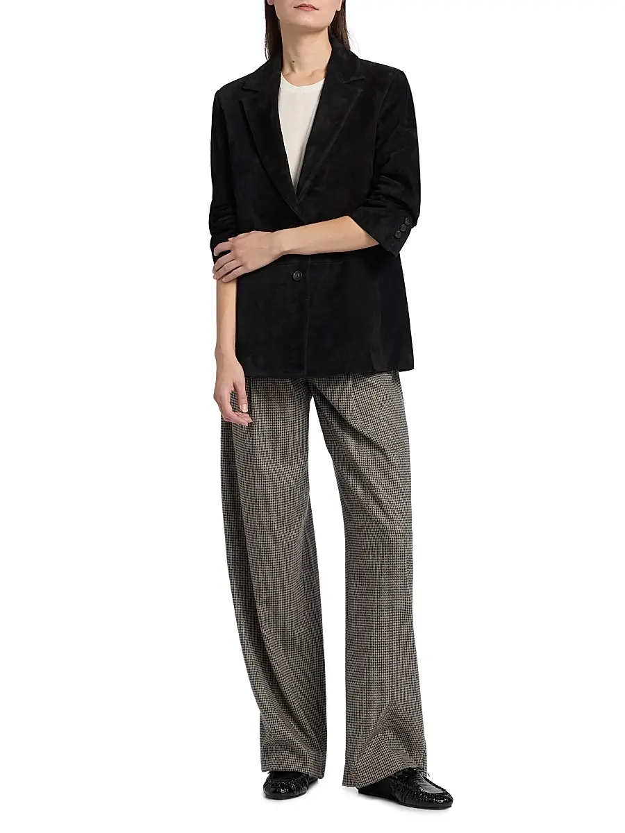 Vince Women's Suede Blazer | Thumbnail 2 Vince Women's Suede Blazer | Thumbnail 2