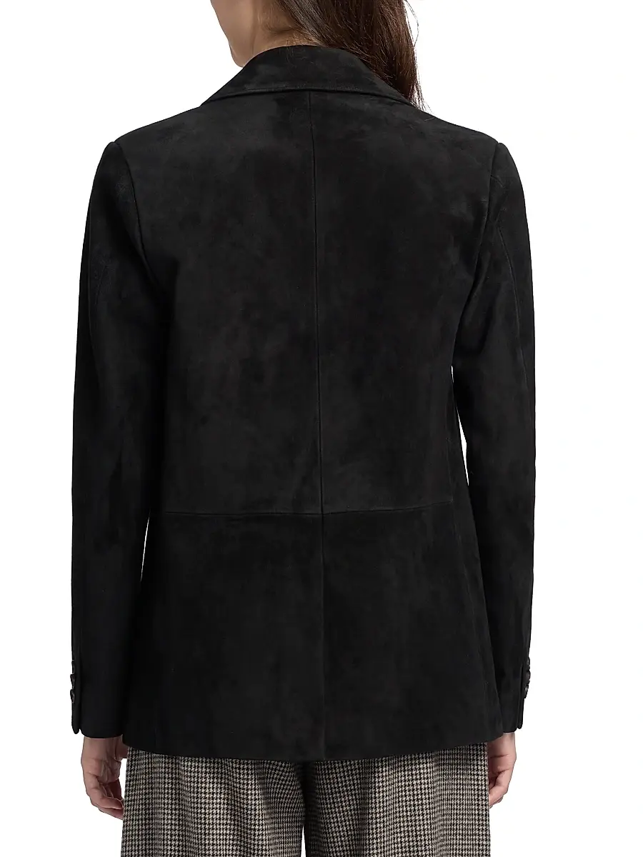 Vince Women's Suede Blazer | Thumbnail 5 Vince Women's Suede Blazer | Thumbnail 5