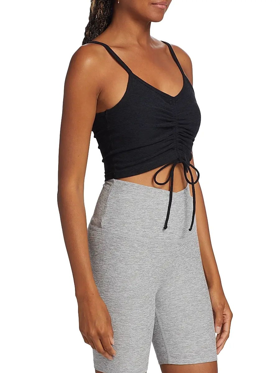 Beyond Yoga Women's Ruched Cropped Tank Top | Thumbnail 4 Beyond Yoga Women's Ruched Cropped Tank Top | Thumbnail 4
