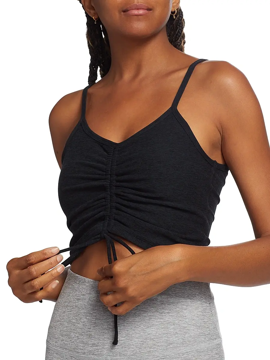 Beyond Yoga Women's Ruched Cropped Tank Top | Thumbnail 6 Beyond Yoga Women's Ruched Cropped Tank Top | Thumbnail 6