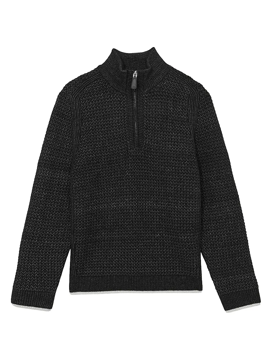 Reiss Men's Stockdale Half-Zip Sweater