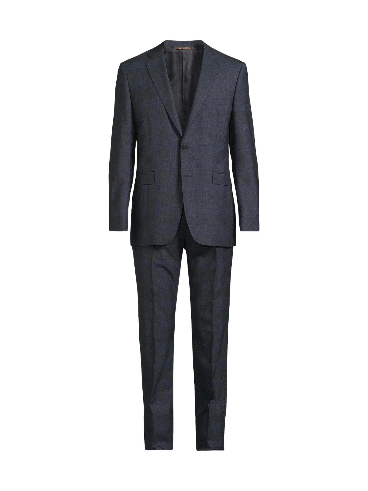 Canali Men's Milano-Trim Fit Plaid Suit