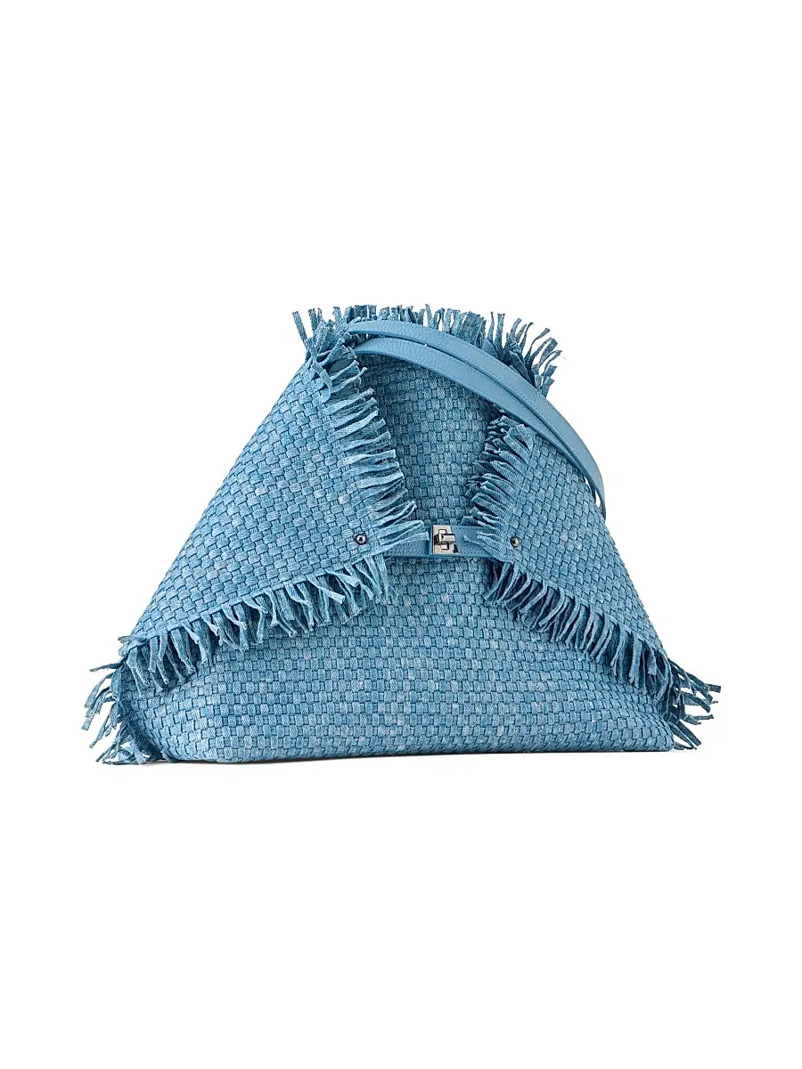 Akris Women's AI Fringed Tote Bag - Grey Sky | Thumbnail 3