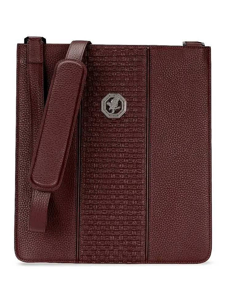 Stefano Ricci Men's Handmade Calfskin Messenger Bag
