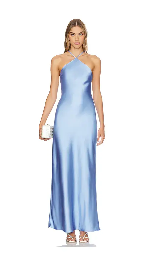 Line & Dot Gramercy Halter Neck Dress