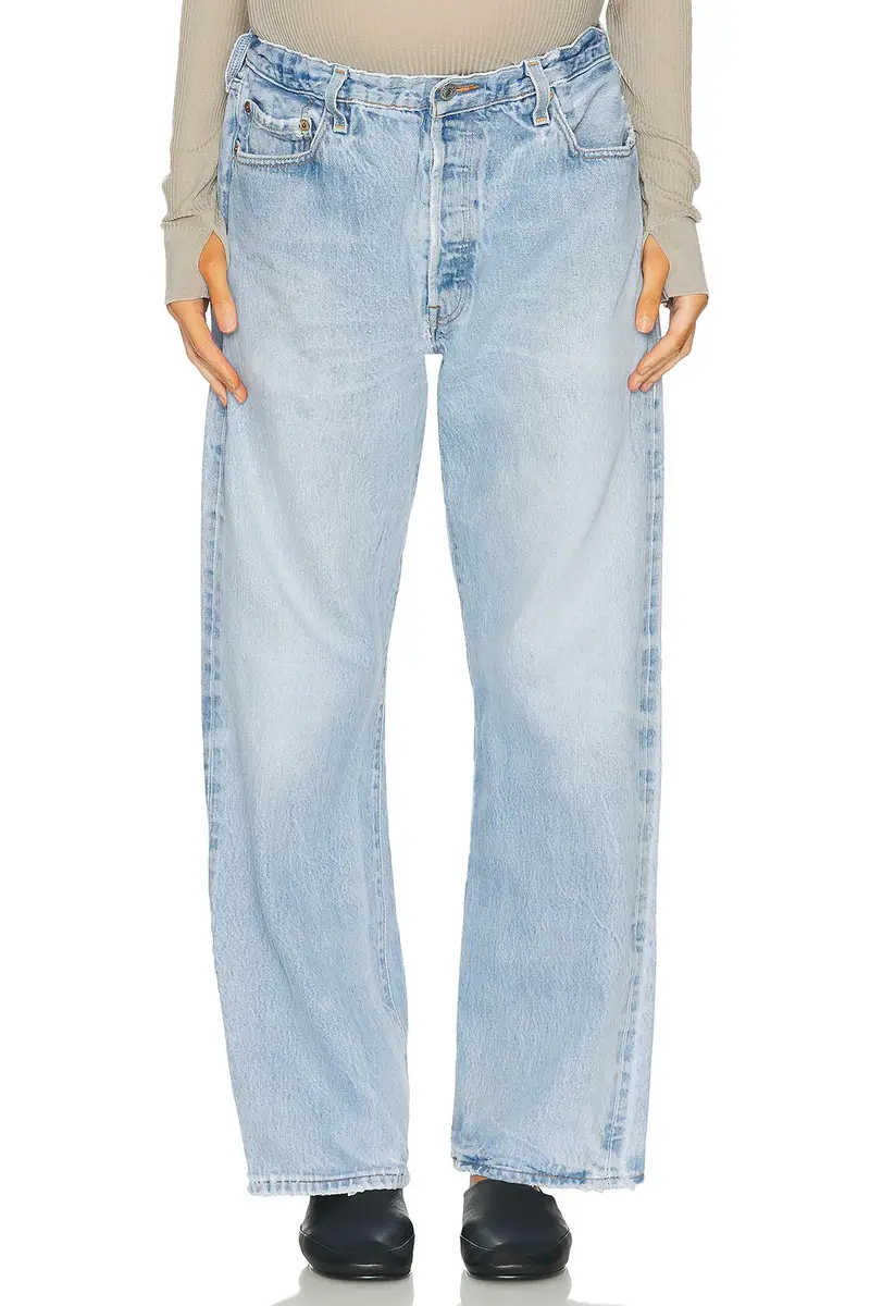 aligrace Vintage Maternity Baggy Jeans | Thumbnail 4 aligrace Vintage Maternity Baggy Jeans | Thumbnail 4