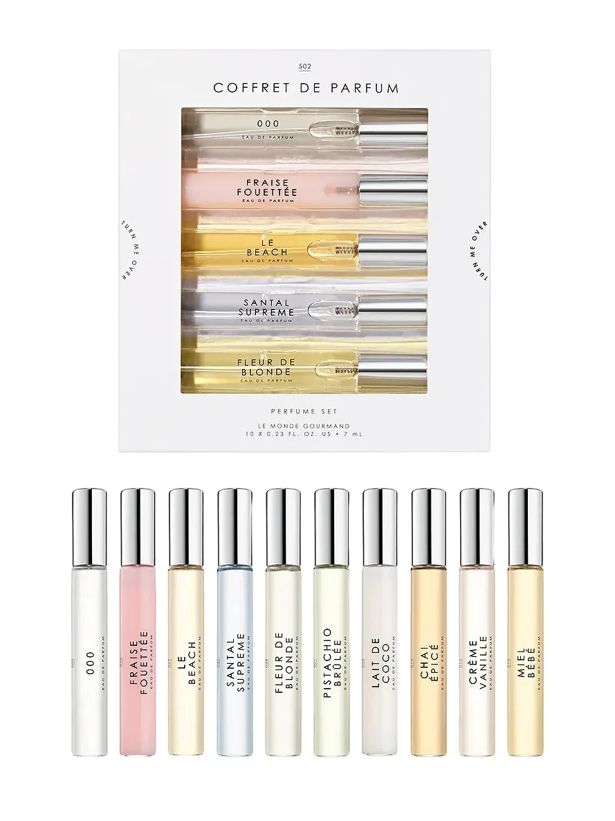 Le Monde Gourmand Coffret De Parfums Set 10 Piece Purse Spray