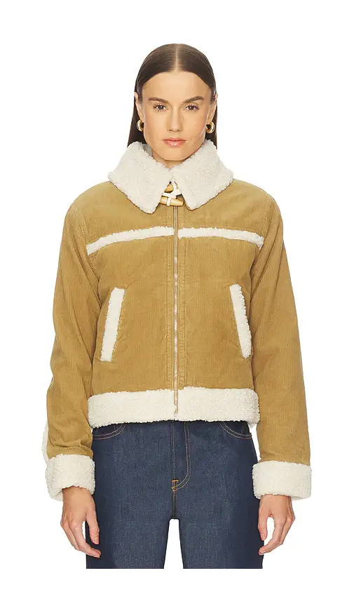 AMO Denim Betty Shearling Jacket | Thumbnail 2 AMO Denim Betty Shearling Jacket | Thumbnail 2