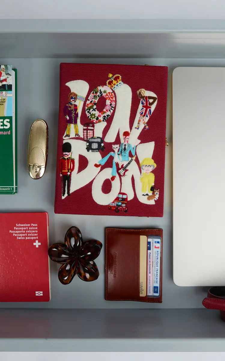 Olympia Le-Tan London Book Clutch | Thumbnail 7 Olympia Le-Tan London Book Clutch | Thumbnail 7