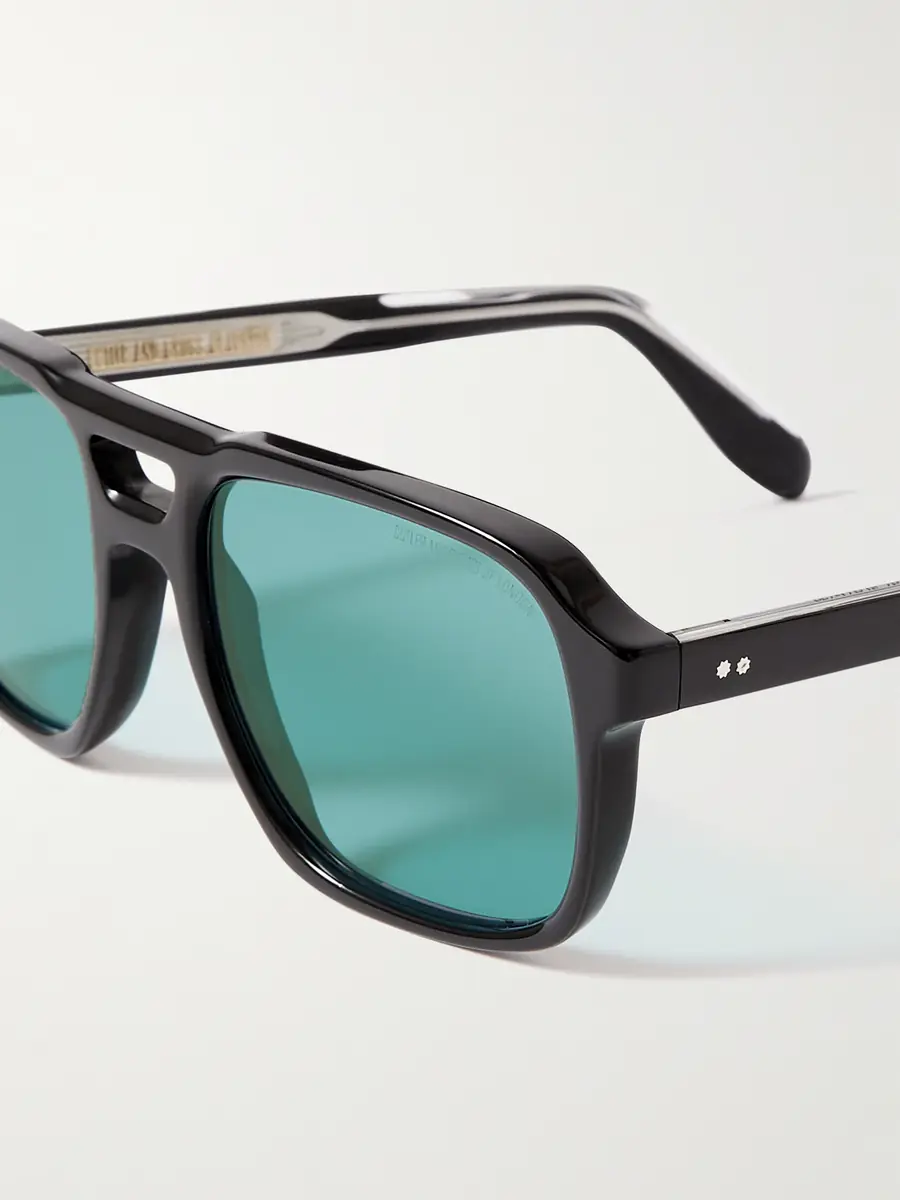 Cutler and Gross 1394 Double-Bridge Aviator-Style Acetate Sunglasses - Men | Thumbnail 3