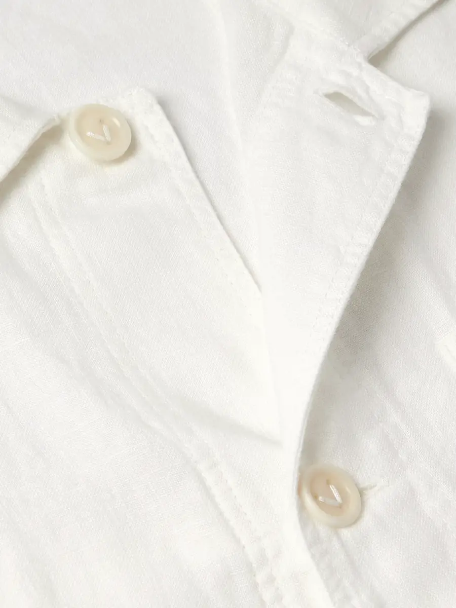 Vilebrequin Corentin Logo-Embroidered Linen Overshirt - Men | Thumbnail 4 Vilebrequin Corentin Logo-Embroidered Linen Overshirt - Men | Thumbnail 4