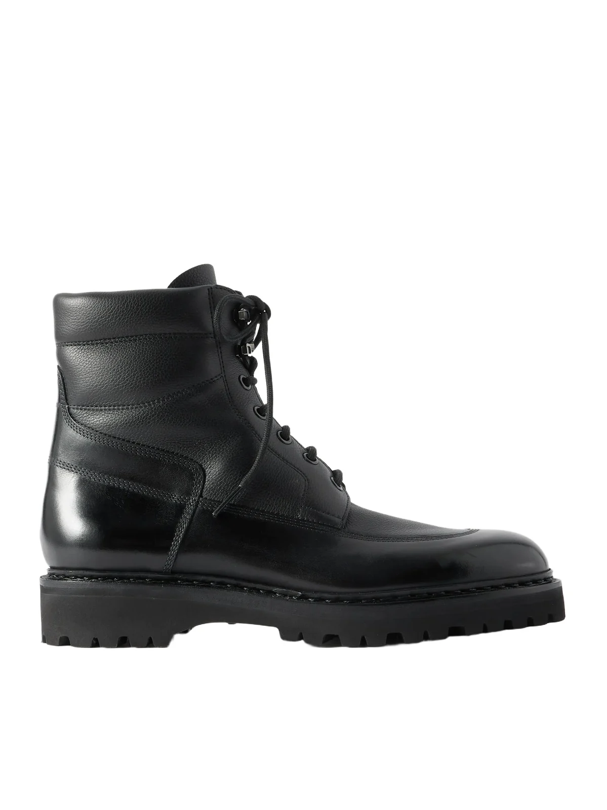 Peak Panelled Leather Boots - Men Peak Panelled Leather Boots - Men