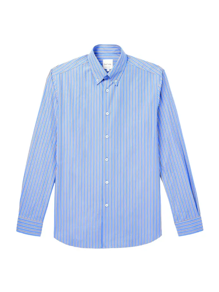 Paul Smith Striped Cotton-Poplin Shirt - Men | Image 1 Paul Smith Striped Cotton-Poplin Shirt - Men | Image 1