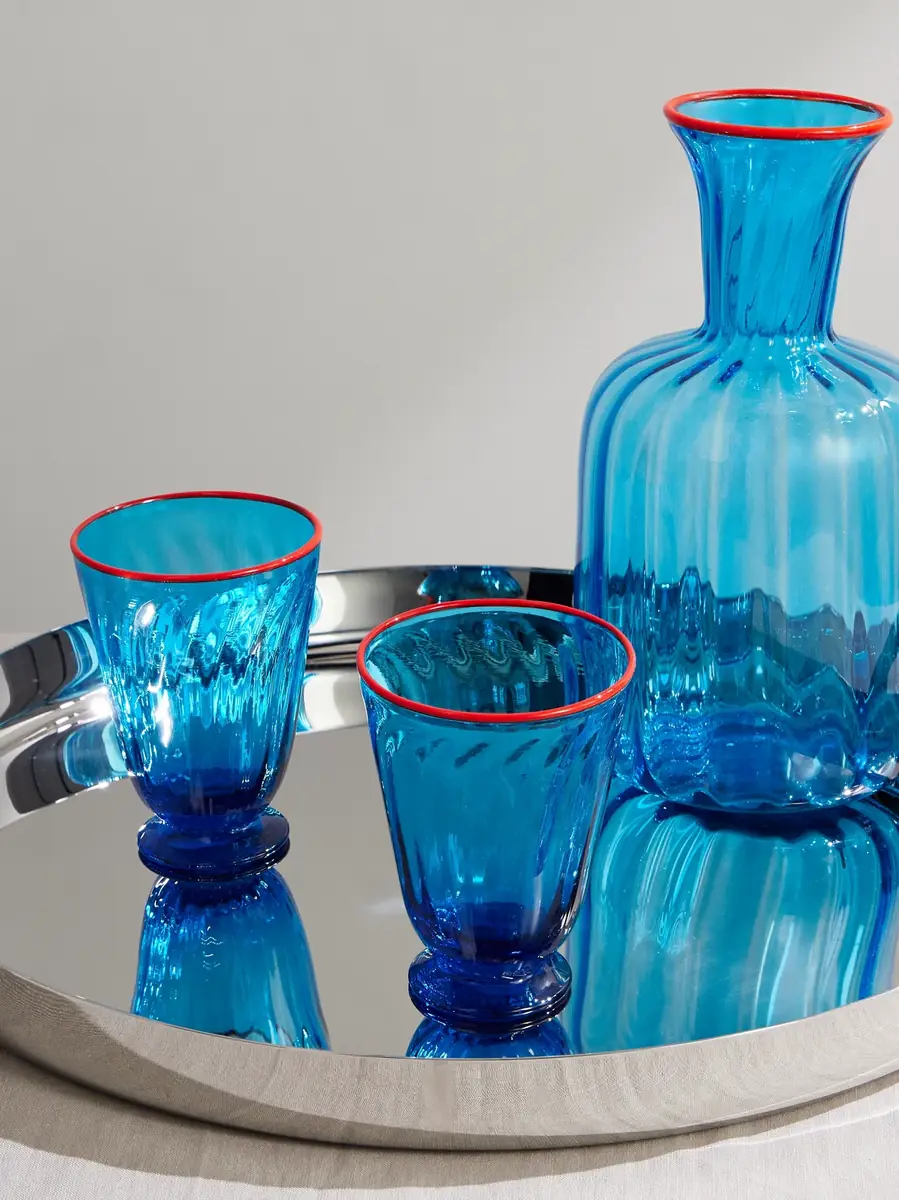 La DoubleJ Rainbow Set of Two Murano Glasses - Men | Thumbnail 2 La DoubleJ Rainbow Set of Two Murano Glasses - Men | Thumbnail 2