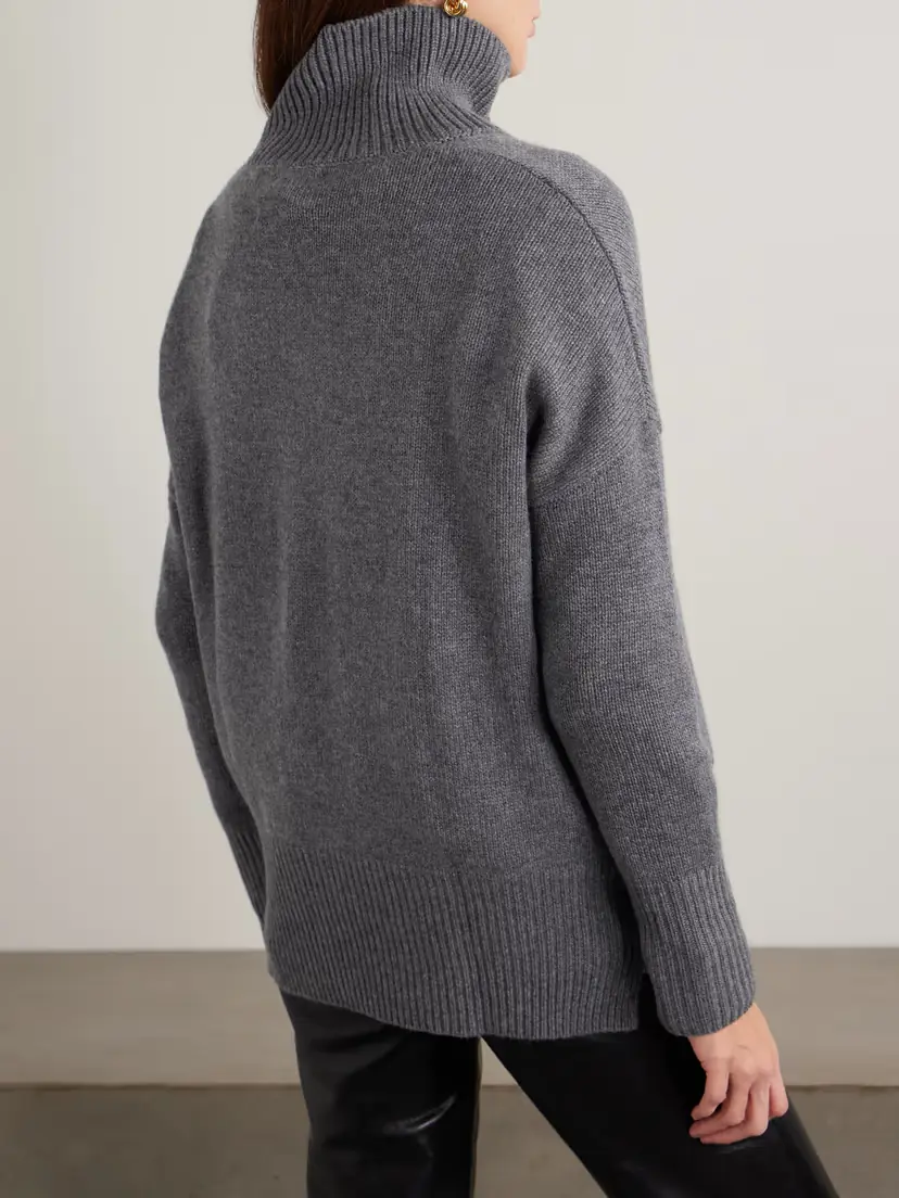 Lisa Yang Heidi Cashmere Turtleneck Sweater | Thumbnail 4 Lisa Yang Heidi Cashmere Turtleneck Sweater | Thumbnail 4