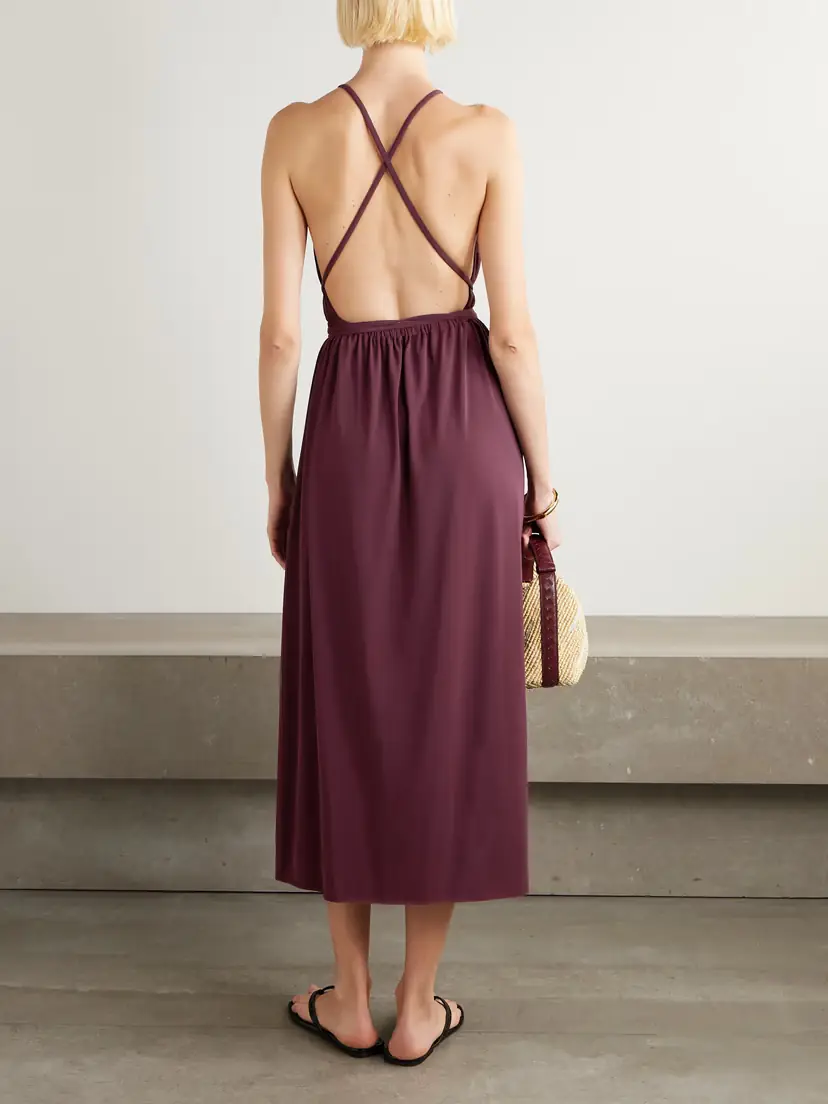 Eres Ines Jersey Midi Dress | Thumbnail 3 Eres Ines Jersey Midi Dress | Thumbnail 3