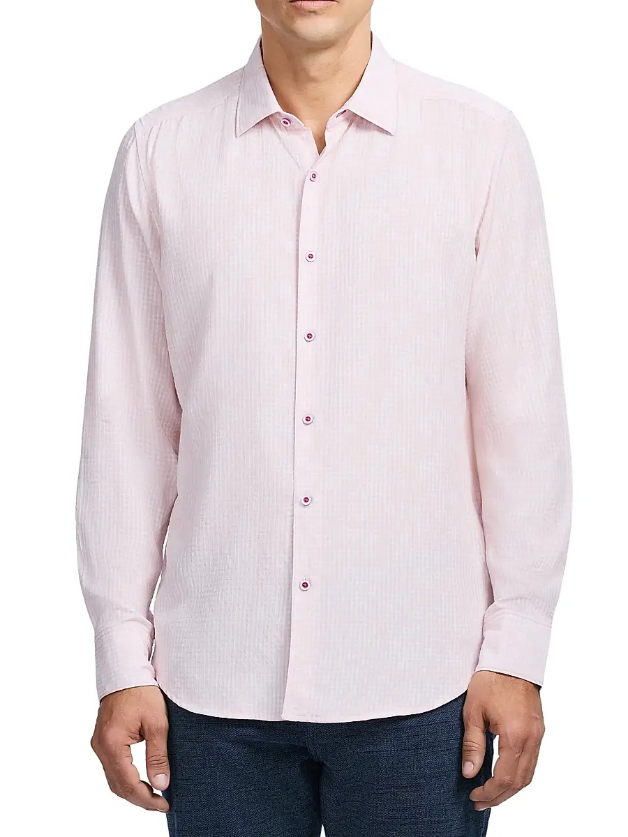 Robert Graham Men's Angola Plaid Button-Front Shirt | Thumbnail 3 Robert Graham Men's Angola Plaid Button-Front Shirt | Thumbnail 3