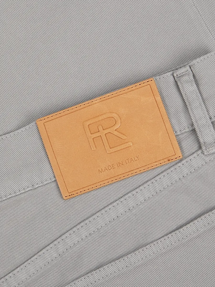 Ralph Lauren Purple Label Men's Slim-Fit Stretch Twill Pants - Steel Grey | Thumbnail 12 Ralph Lauren Purple Label Men's Slim-Fit Stretch Twill Pants - Steel Grey | Thumbnail 12