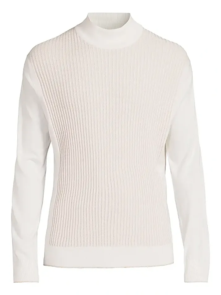 Men's Mock Turtleneck Sweater