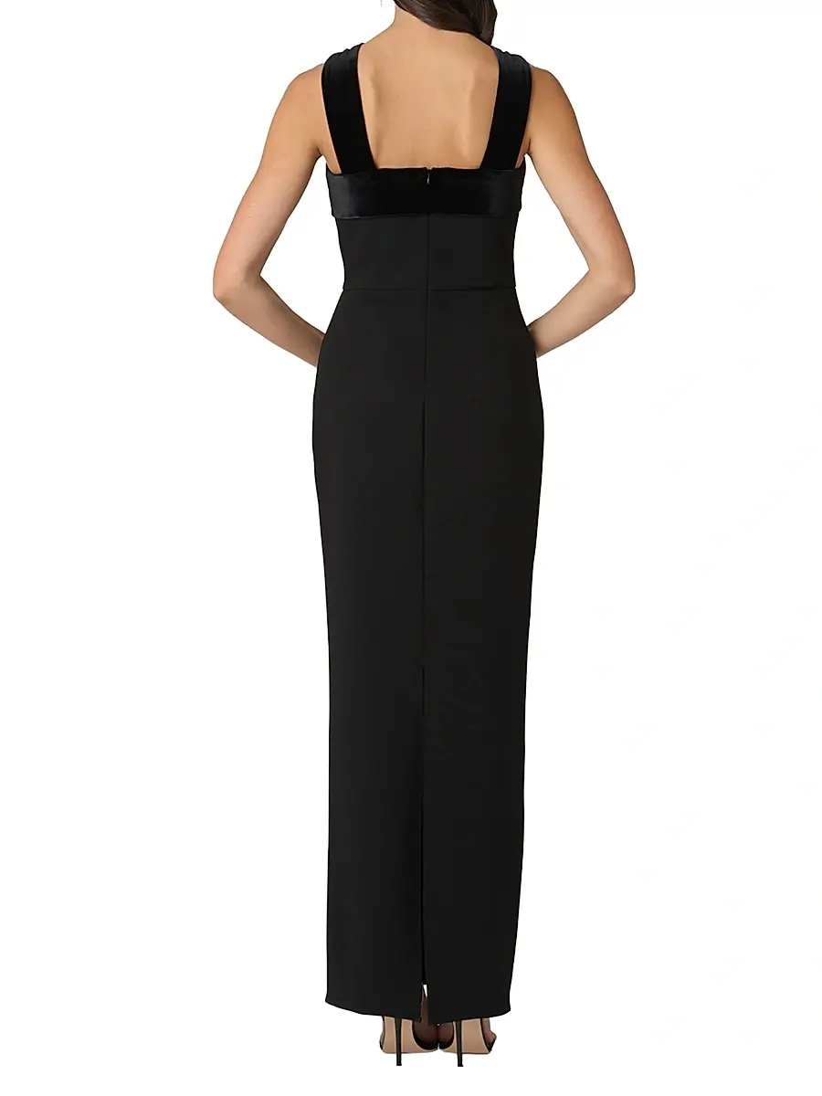 Shoshanna Women's Gala Bow Column Maxi Dress | Thumbnail 3