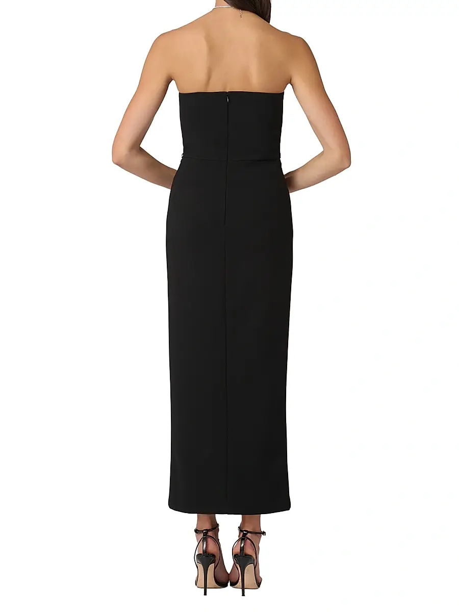 Shoshanna Women's Star Bandeau Slit Midi-Dress | Thumbnail 3 Shoshanna Women's Star Bandeau Slit Midi-Dress | Thumbnail 3