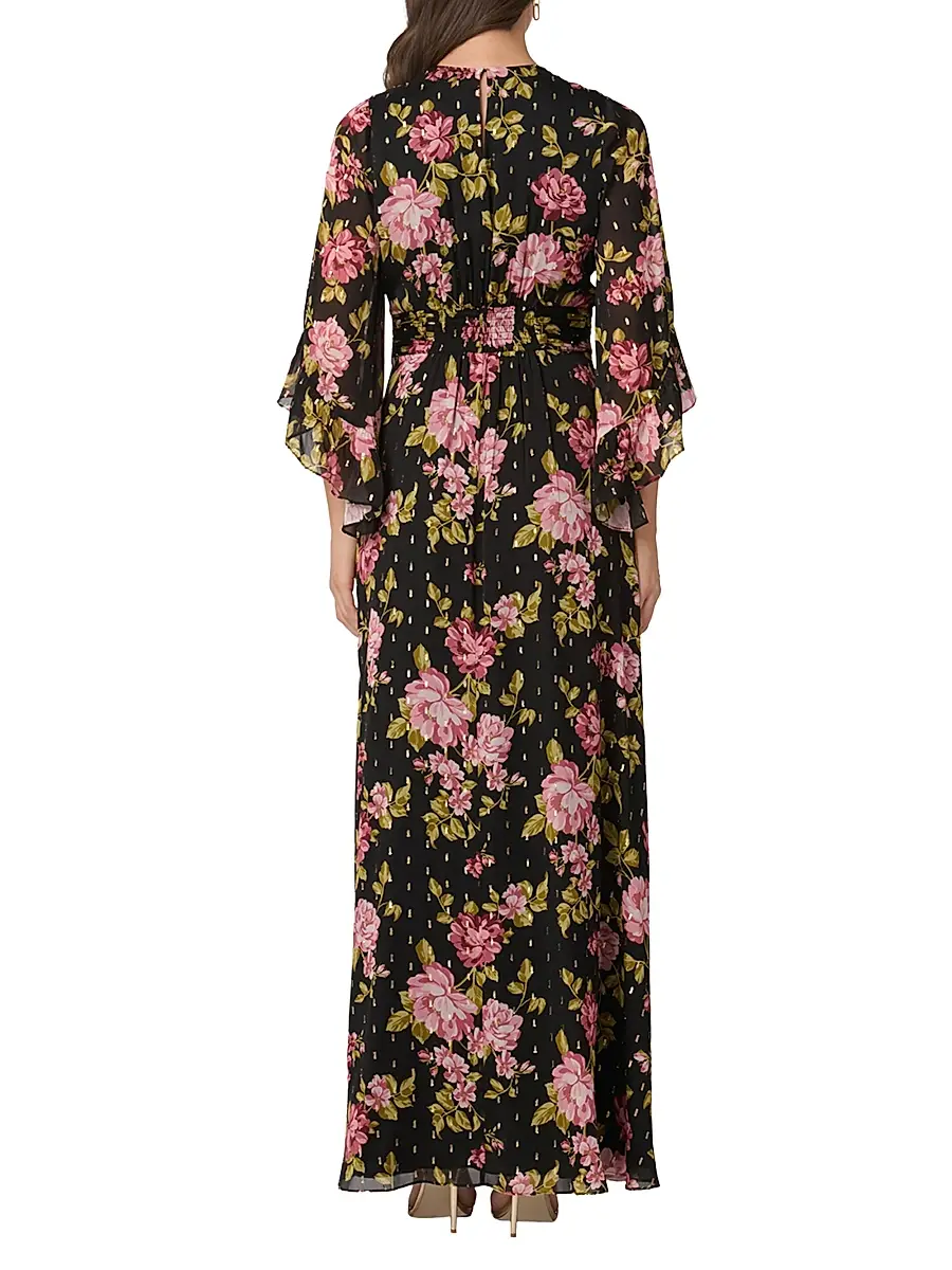 Shoshanna Women's Claretta Floral Maxi Dress | Thumbnail 3 Shoshanna Women's Claretta Floral Maxi Dress | Thumbnail 3