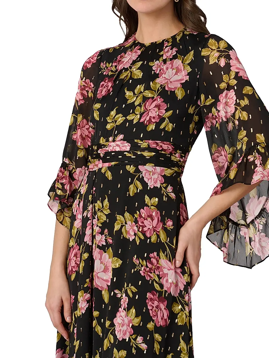 Shoshanna Women's Claretta Floral Maxi Dress | Thumbnail 4 Shoshanna Women's Claretta Floral Maxi Dress | Thumbnail 4
