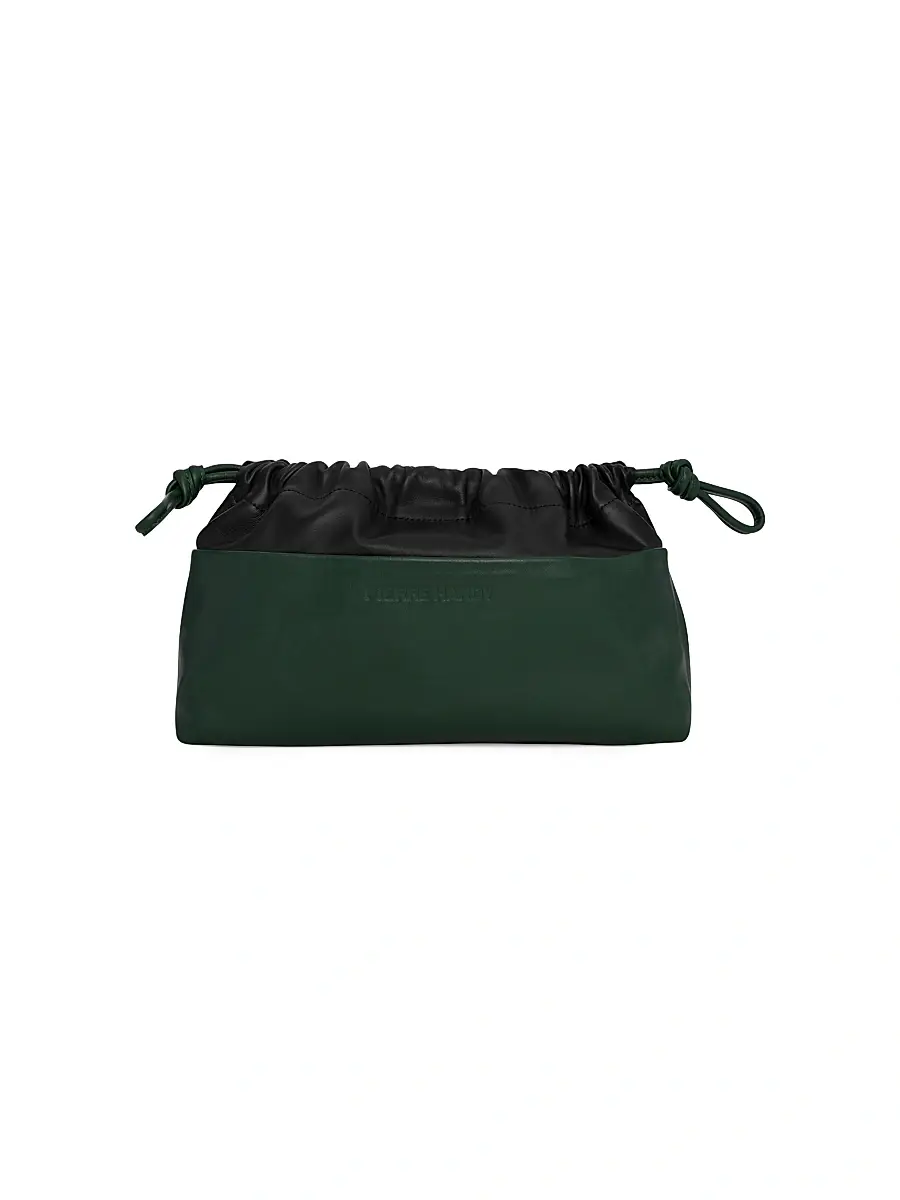 PIERRE HARDY Women's Twin Colorblocked Leather Drawstring Clutch | Thumbnail 2 PIERRE HARDY Women's Twin Colorblocked Leather Drawstring Clutch | Thumbnail 2