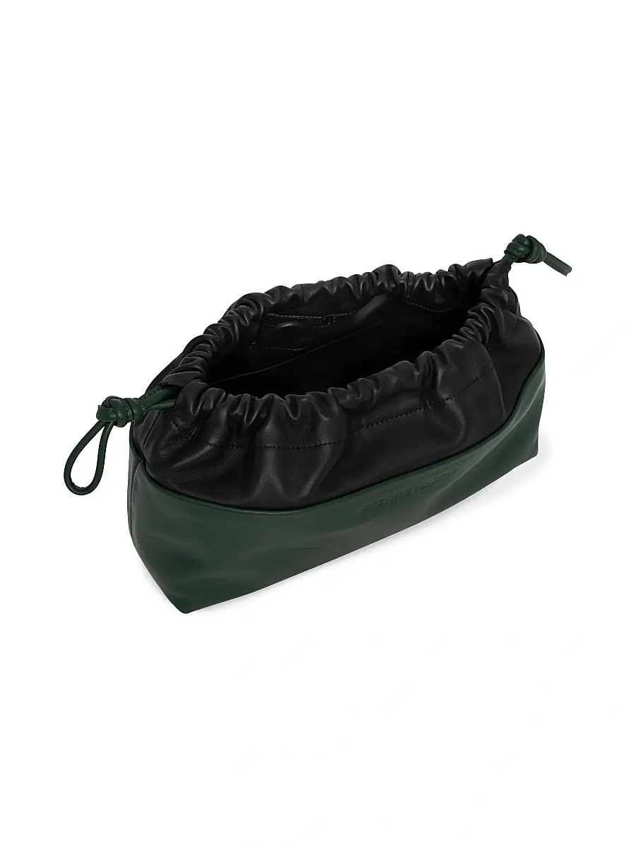 PIERRE HARDY Women's Twin Colorblocked Leather Drawstring Clutch | Thumbnail 3 PIERRE HARDY Women's Twin Colorblocked Leather Drawstring Clutch | Thumbnail 3