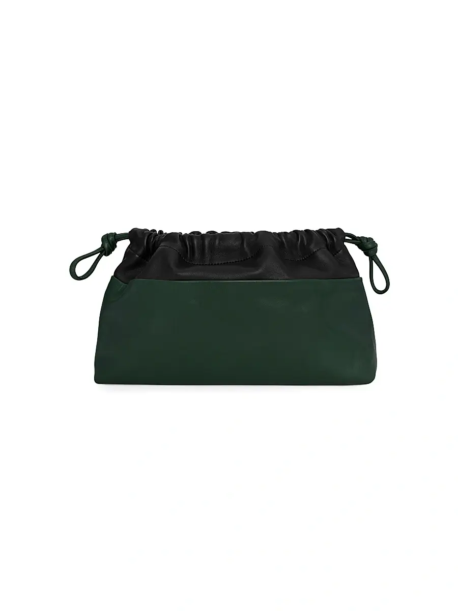 PIERRE HARDY Women's Twin Colorblocked Leather Drawstring Clutch | Thumbnail 5 PIERRE HARDY Women's Twin Colorblocked Leather Drawstring Clutch | Thumbnail 5
