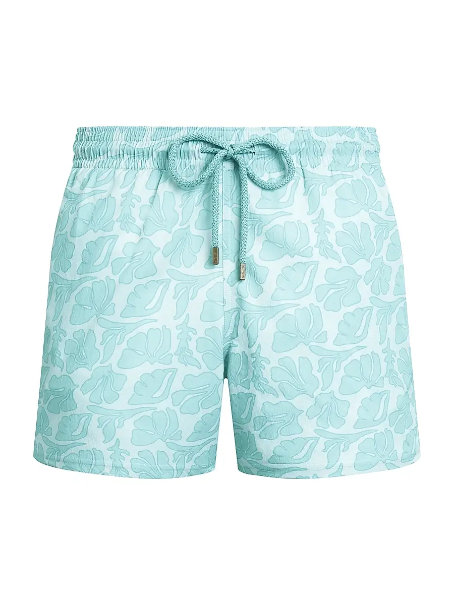 Vilebrequin Men's Seashells Stretch Swim Shorts