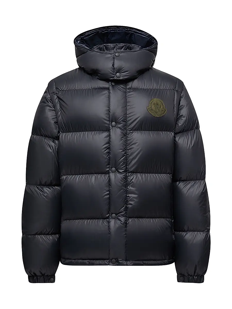 Moncler Men's Cyclone Puffer Jacket - Dark Blue | Image 1 Moncler Men's Cyclone Puffer Jacket - Dark Blue | Image 1