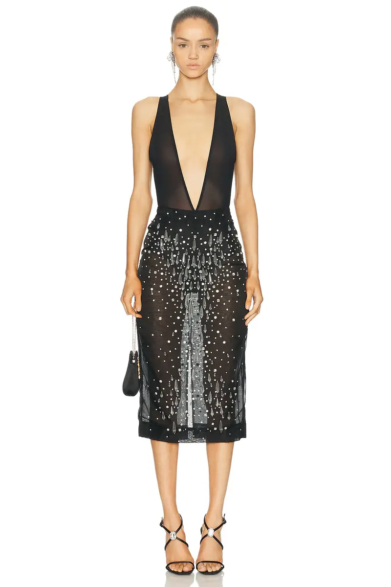 Retrofête Isabel Embellished Skirt | Thumbnail 5 Retrofête Isabel Embellished Skirt | Thumbnail 5