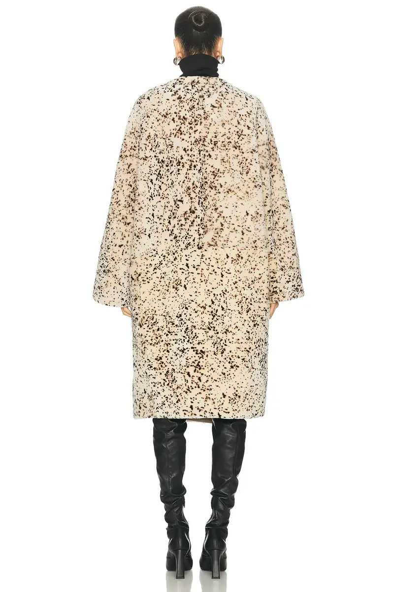 TOTEME Stracciatella Shearling Coat | Thumbnail 3 TOTEME Stracciatella Shearling Coat | Thumbnail 3