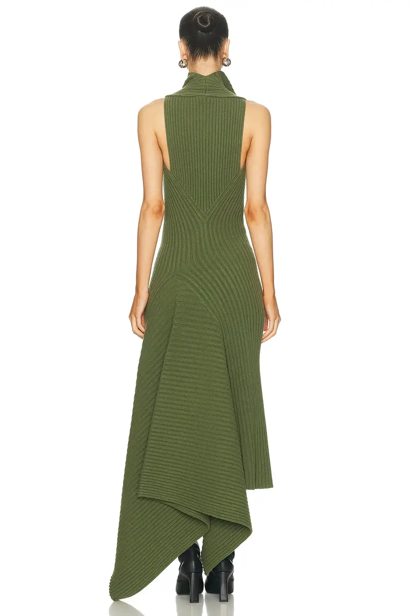 Victoria Beckham Sleeveless Rib Dress | Thumbnail 4