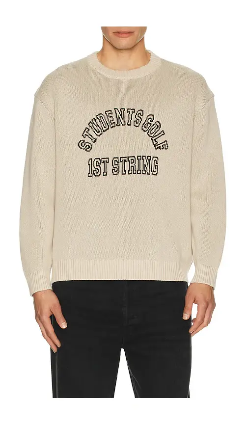 Students Golf 1st String Knit Crew Sweater