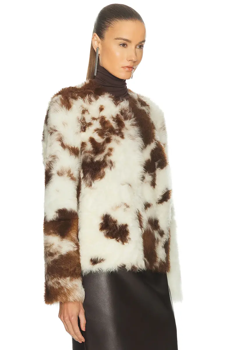 Zimmermann Hypnotic Spot Shearling Jacket | Thumbnail 2 Zimmermann Hypnotic Spot Shearling Jacket | Thumbnail 2