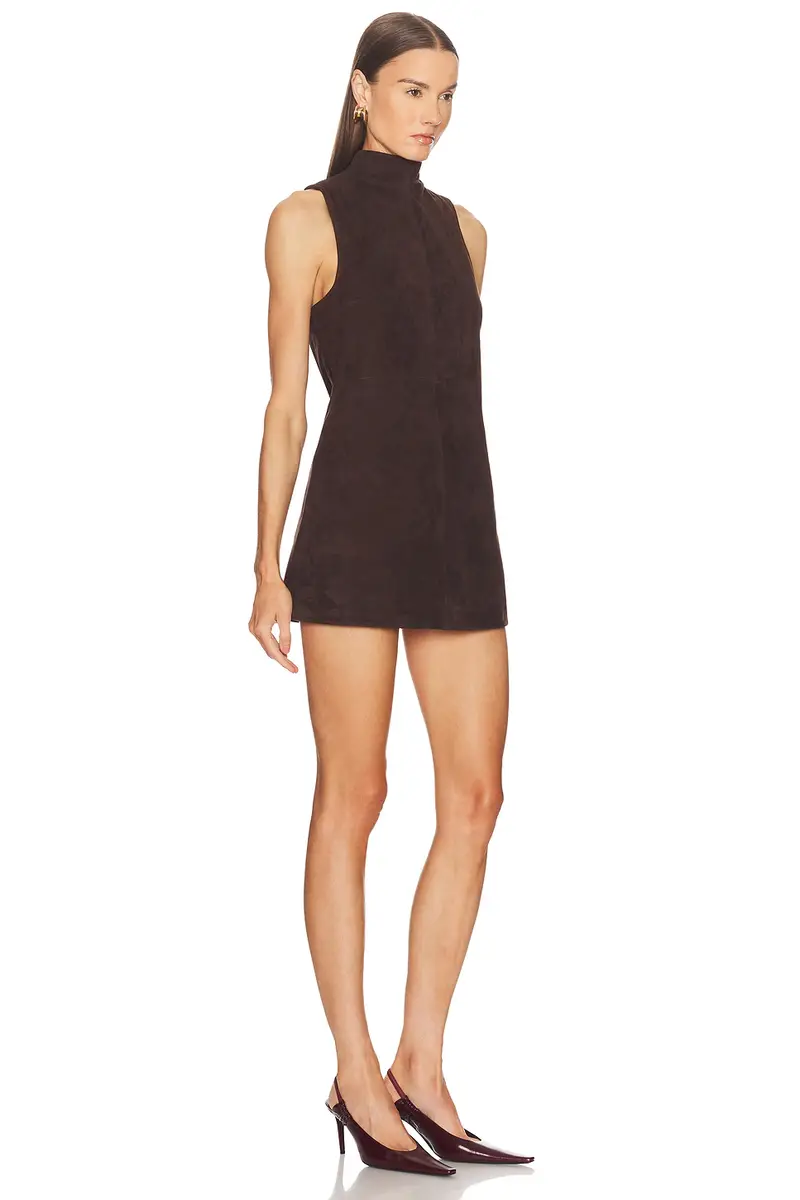 SEROYA Carina Suede Dress | Thumbnail 2